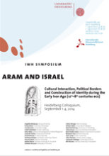 IWH Symposium - Aram und Israel