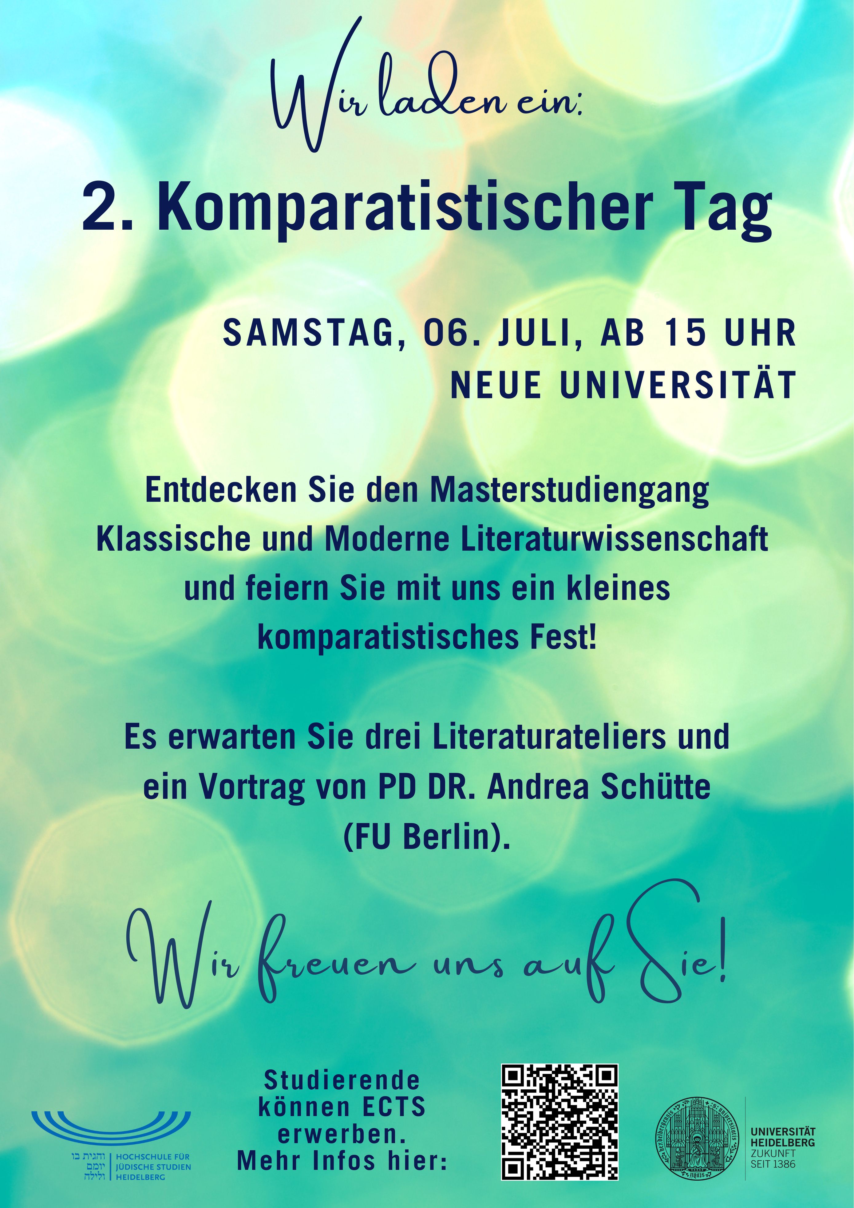 Plakat 2. Komparatistischer Tag SoSe 24