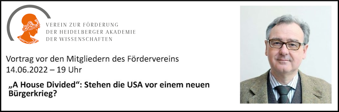 Vortragsankündigung Manfred Berg A House Divided