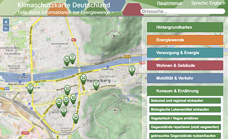 Klimaschutzkarte Deutschland