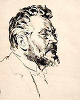 Max Slevogt Gezeichnet Von Emil Orlik 160x200