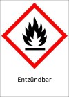 Piktogramm GHS Sticker - Entzündbar