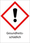 Piktogramm GHS Sticker - Gesundheitsschädlich