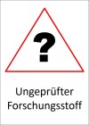 Piktogramm GHS Sticker - Ungeprüfter Forschungsstoff