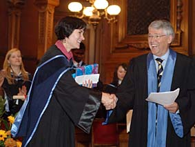 Graduierung der Absolventen des Heidelberg Center for American Studies (HCA)